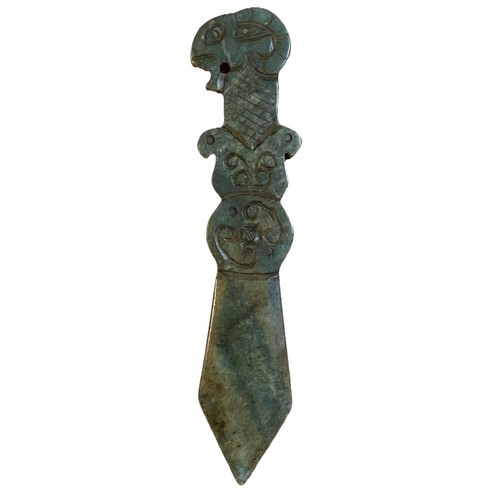 Chinese amulet pendant green - chinese,