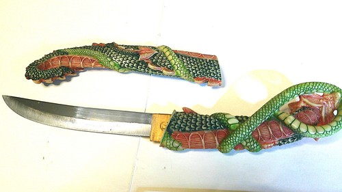 Chinese dragon eating snake - chinese,